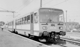 Szynobus SA101-002 na stacji we Wrocławiu. 22.05.1992 r. Fot. Jerzy...